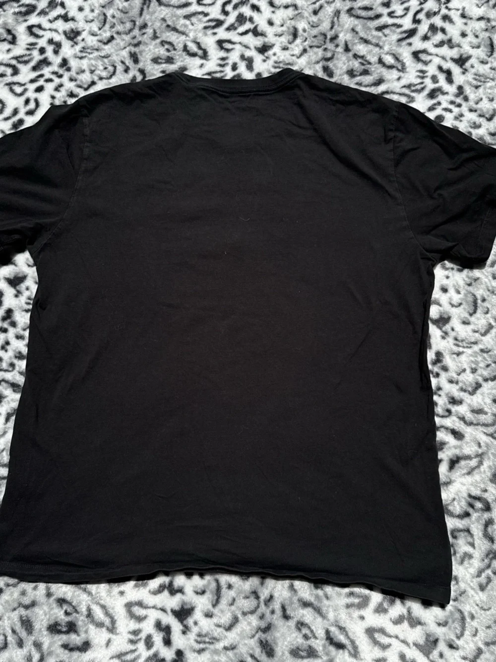 True Religion Black Tee with White Logo